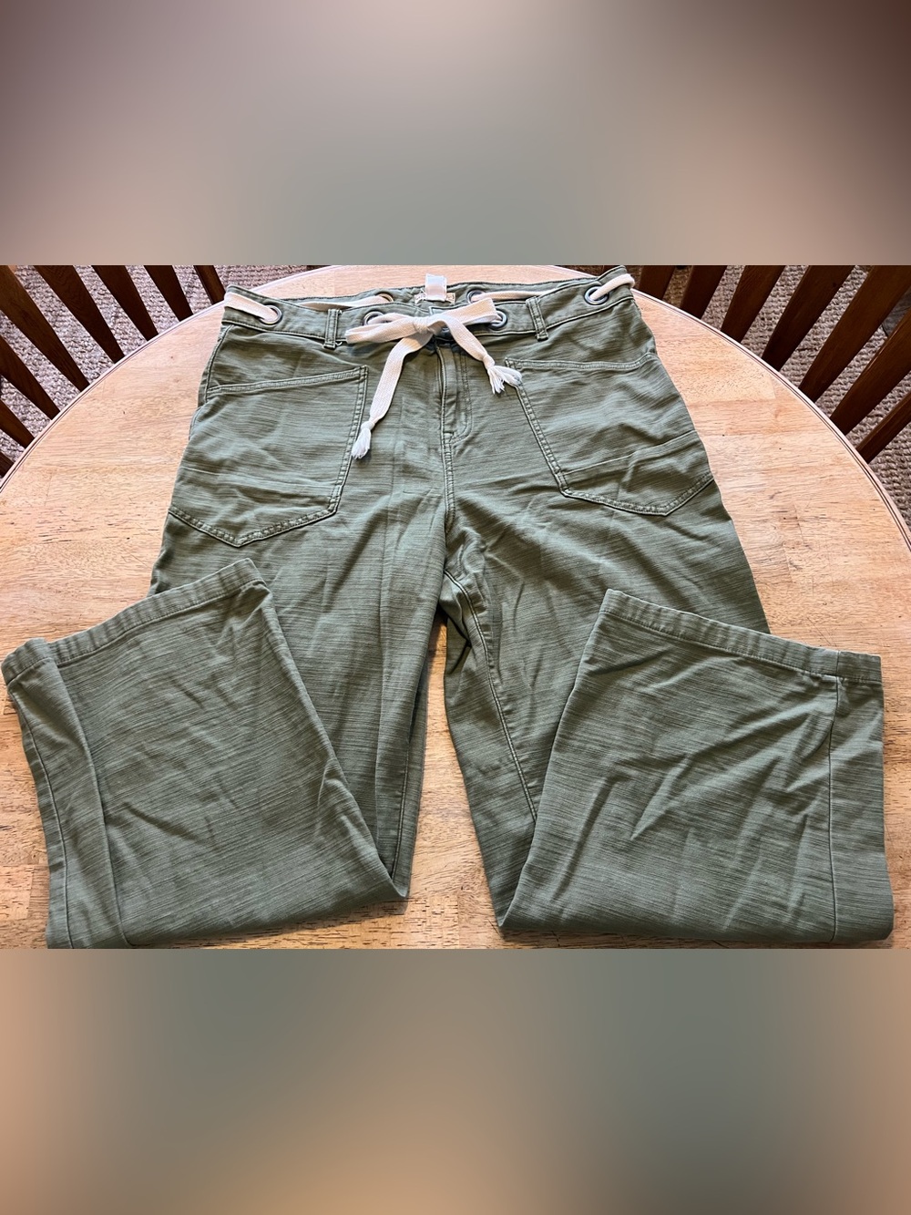 Torrid Festi Olive Green Cargo Drawstring Pants